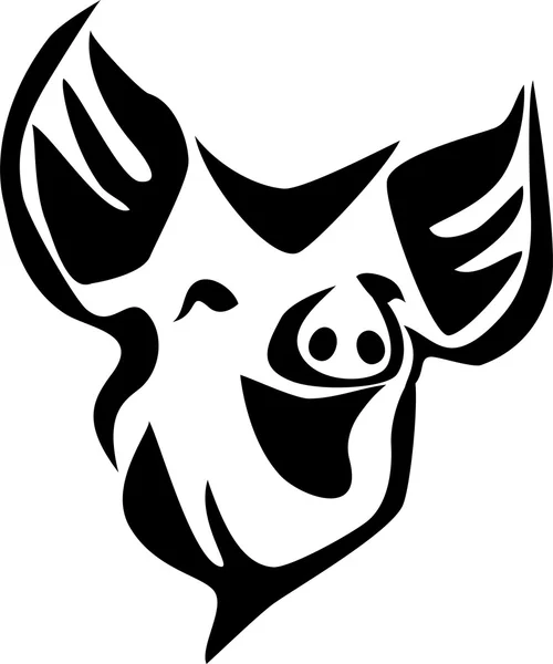 Голова свині — стоковий вектор