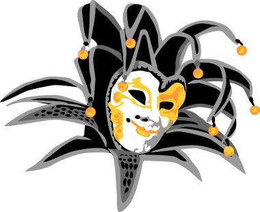Karnaval maskesi - joker