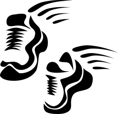 stilize koşu ayakkabıları