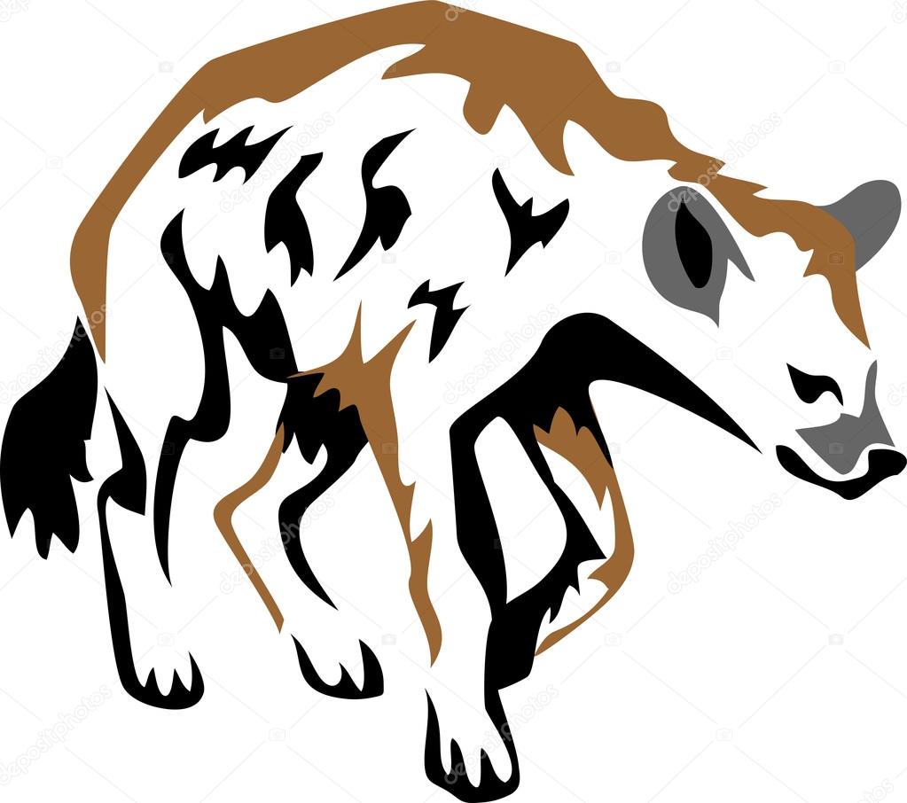 hyena - vector illustration