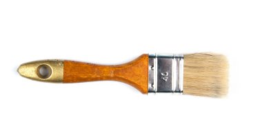 beyaz izole arkaplanda fırça