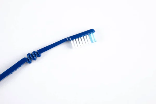 Escova Dentes Sobre Fundo Isolado Branco — Fotografia de Stock