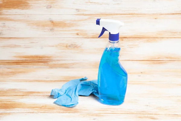 Rękawice Medyczne Detergent Stole — Zdjęcie stockowe