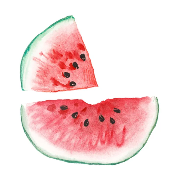 Set Wassermelonen — Stockfoto