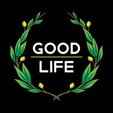 Zarif çelenk illüstrasyon vektörü