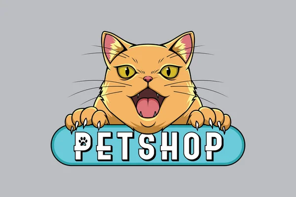 Kitten Pet Illustration Vector — Stock Vector