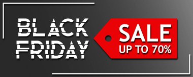 Kara Cuma zarif konsept afişi