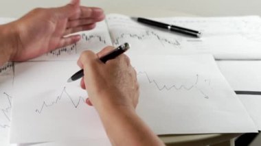 Bitcoin Menkul Kıymetler Çizelgesi Analizi: Bir simsar, tüccar veya yatırımcı bir kripto döviz tablosunu analiz ediyor.