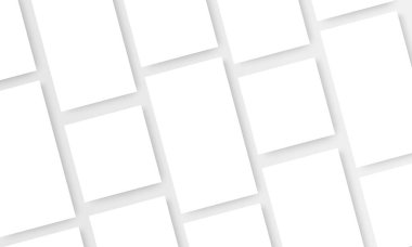 Boş Sosyal Medya Gönderileri Şablonu. Ürünlerinizi ve markanızı tanıtın. Vektör İllüstrasyonu