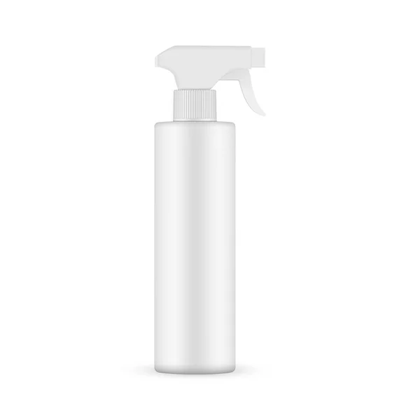 Spray Bottle Mockup Geïsoleerd Witte Achtergrond Vector Illustratie — Stockvector