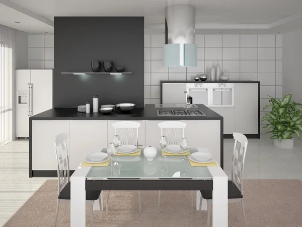 Interer cocina moderna  . — Foto de Stock