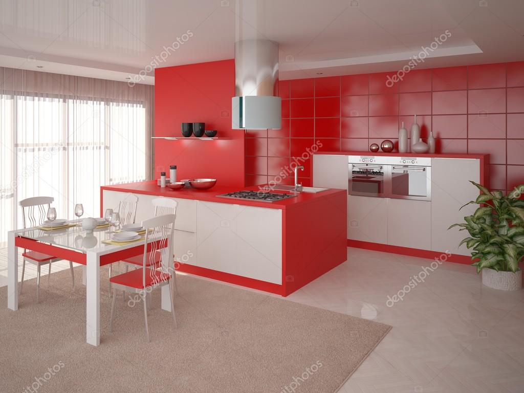 Interer Vermelho Cozinha Stock Photo Wodoplyasov 100734132 Interer Vermelho Cozinha Stock Photo Wodoplyasov 100734132