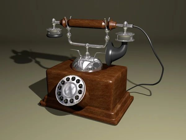 Vintage telefon — Stok fotoğraf