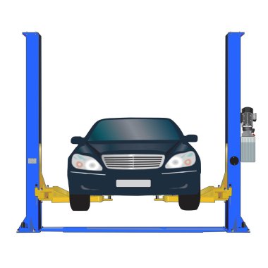 Servis istasyonu araba