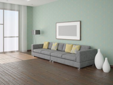 Şık ve rahat kanepe .