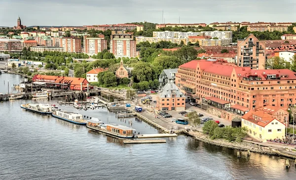 Letecký pohled na Gothenburg — Stock fotografie