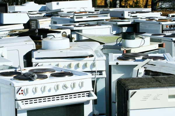 Recycled household appliances — Stock Photo, Image