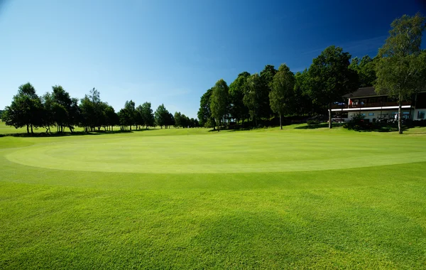 Golfbaan in Skogaby, Zweden — Stockfoto