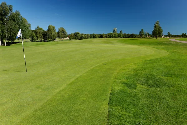Golfbaan in Skogaby, Zweden — Stockfoto