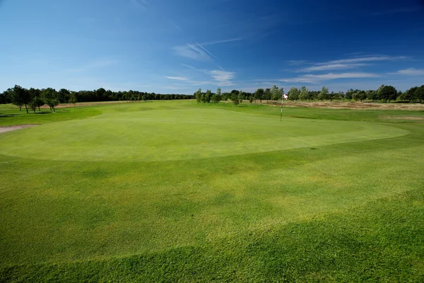 Campo de golfe em Skogaby, Suécia — Fotografia de Stock