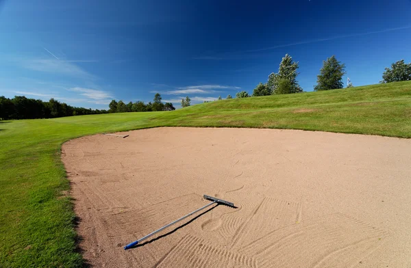 Terrain de golf à Skogaby, Suède — Photo