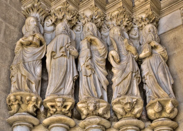 Apóstolos góticos em Évora, Portugal — Fotografia de Stock