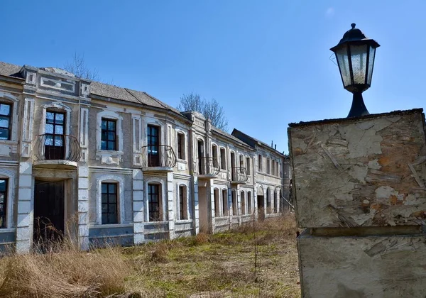 Fachada Mágica Uma Casa Velha Fachada Única Casa Bela Casa — Fotografia de Stock