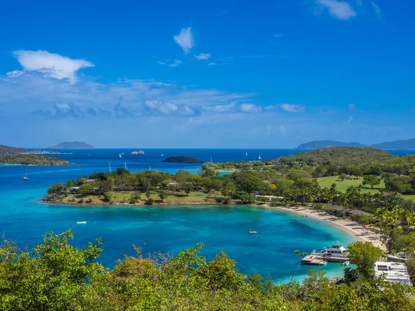 Postcard view from US Virgin Islands — Stock Photo, Image