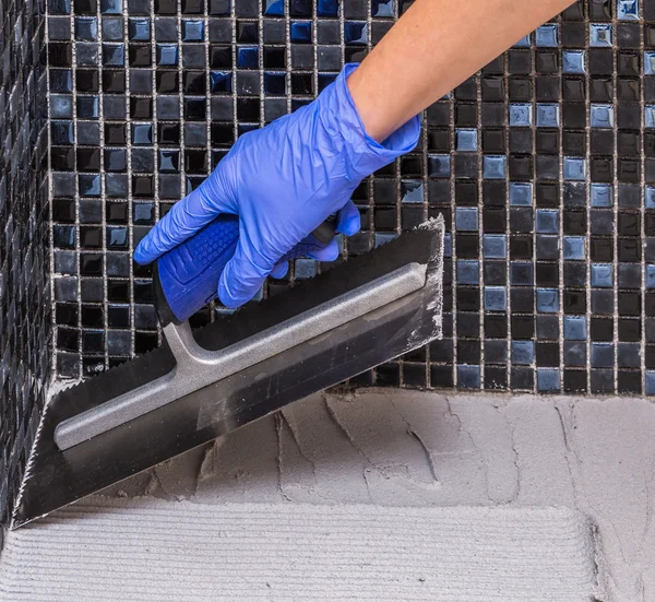 Prepare for tile installation — Stock Photo, Image