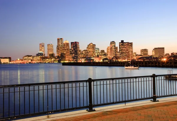 Boston západ slunce — Stock fotografie