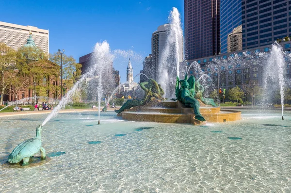 Swann Memorial Fountain, Philadelphia — Zdjęcie stockowe