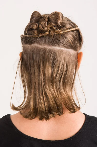 Girls hairstyle — Stock Photo, Image