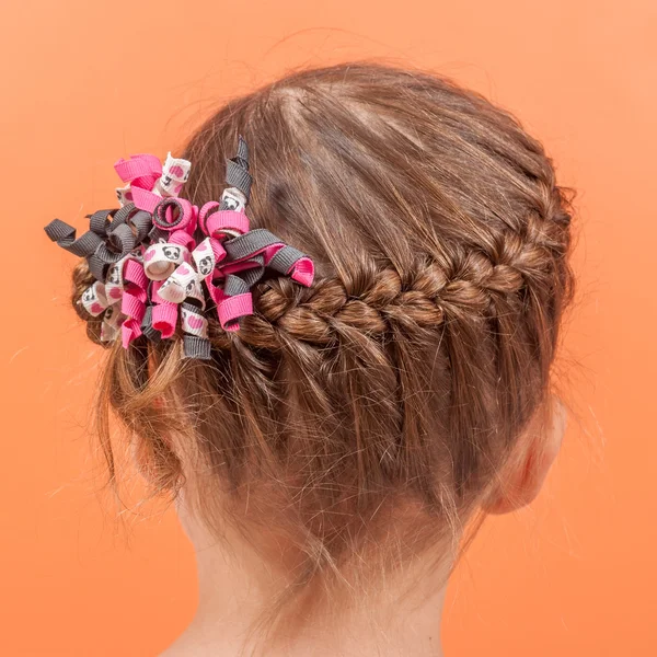 Girls braids — Stock Photo, Image