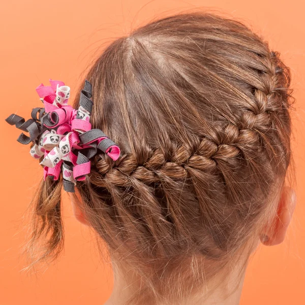 Girls braids — Stock Photo, Image