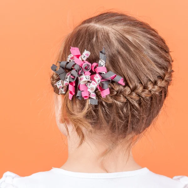 Girls braids — Stock Photo, Image