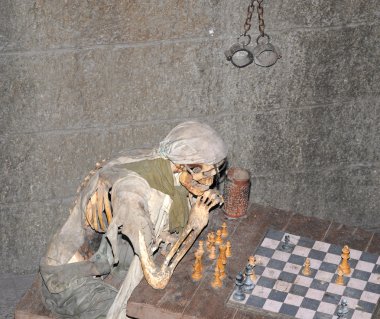 Satranç oynamayı iskelet