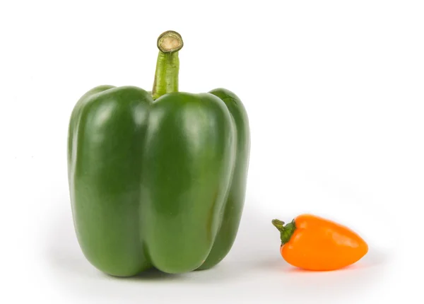 Big and Small Peppers — Stock Photo, Image