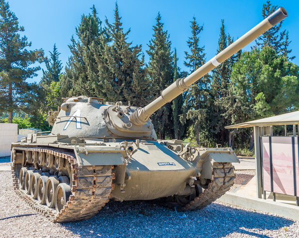 Tanks in museum