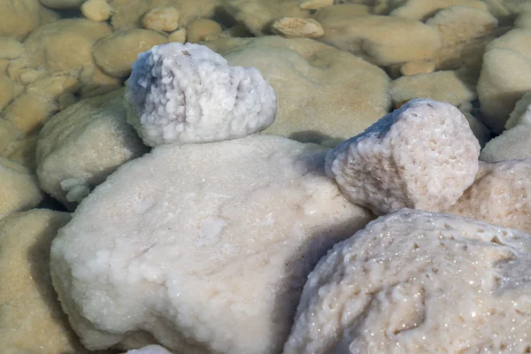 Morze Martwe słonych skał — Zdjęcie stockowe