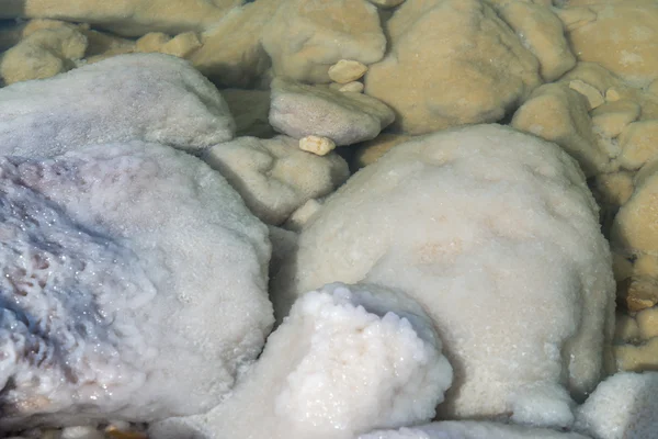 Morze Martwe słonych skał — Zdjęcie stockowe
