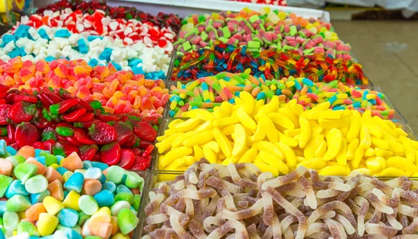 Cukierki na rynku — Zdjęcie stockowe