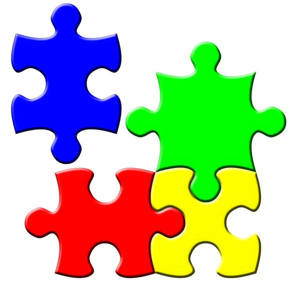 Simple puzzle — Stock Photo, Image