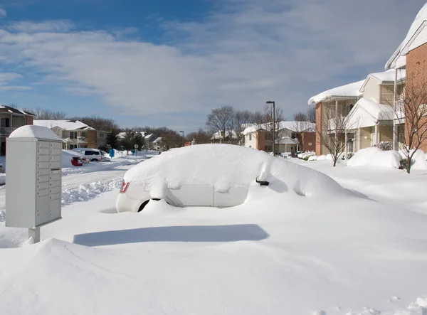 Depois da tempestade de neve — Fotografia de Stock