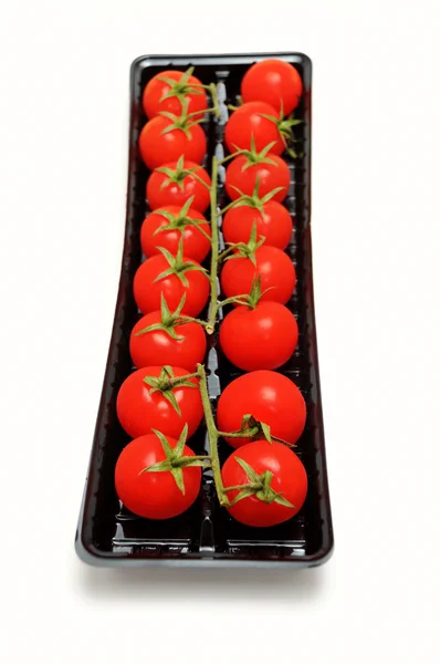 Verpackte Kirschtomaten — Stockfoto