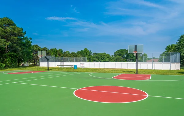 Basketball field Royalty Free Stock Images