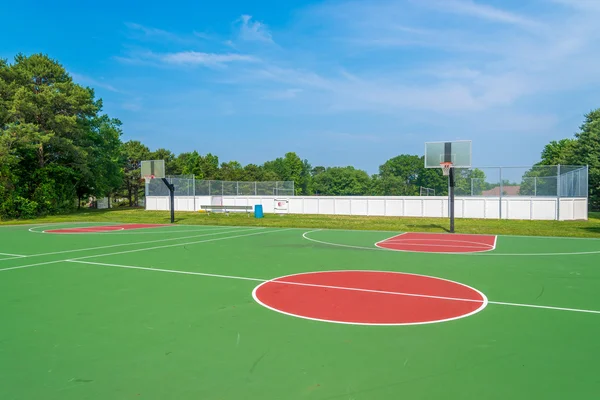 Basketball field Stock Picture