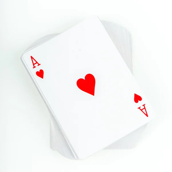 Jeu de cartes torsadées — Photo