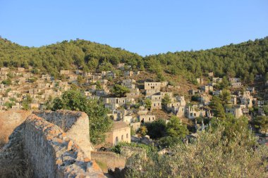 Ünlü tarihi kent Fethiye kayak oy, Türkiye, Fethiye