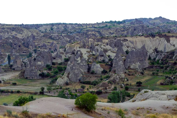 カッパドキアの古い洞窟の家 カッパドキアトルコの有名な洞窟の家 Goreme Nevsehir — ストック写真