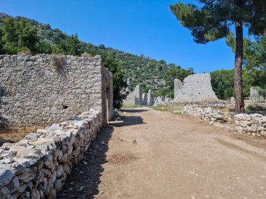 Olimpos antik kenti, Helenistik, Roma, Bizans dönemi, tarihi yerler, Türkiye - Antalya, 